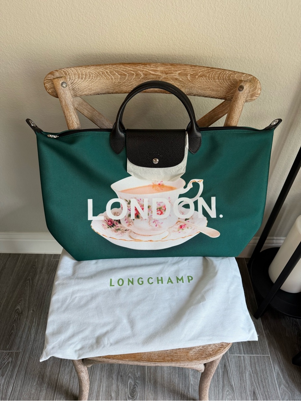 Longchamp city exclusive tote bag London